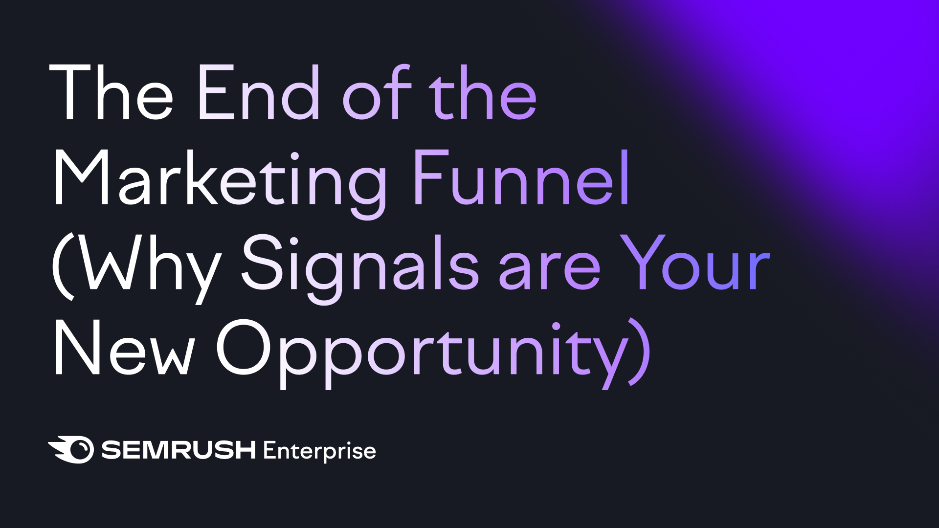 AI Advertising Short: From Funnel to Signals: Damage Siloes With the Five-Pillar Structure by Semrush Business