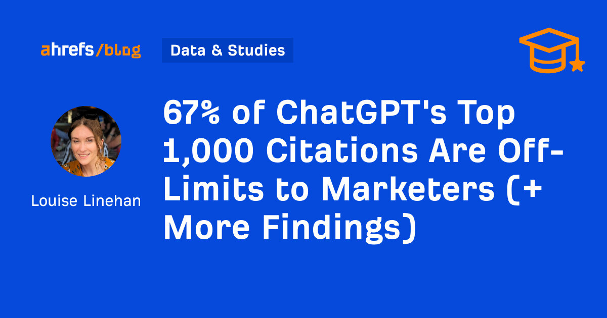AI Advertising And Marketing Short: 67 % of ChatGPT’s Leading 1, 000 Citations Are Off-Limits to Online Marketers (+ Even More Findings)
