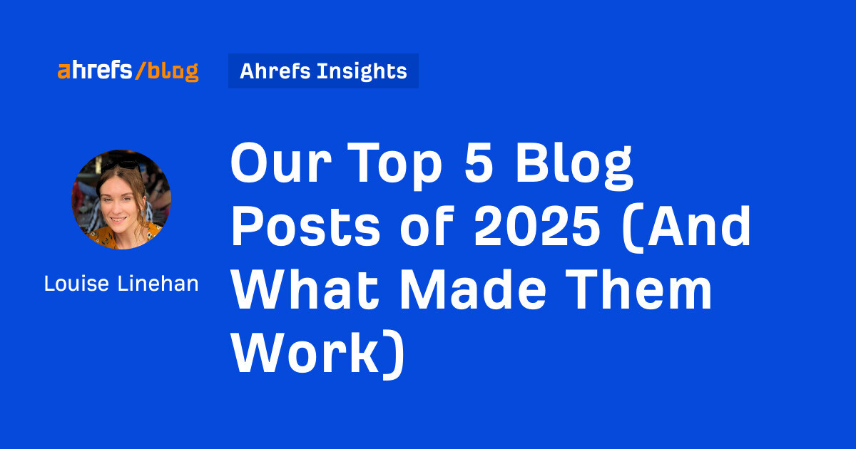 AI Marketing Brief: Our Top 5 Blog Posts of 2025 (And What Made Them Job)