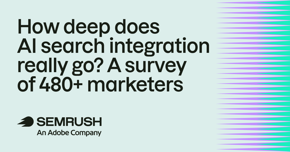 AI Advertising And Marketing Short: Just 22 % of marketing professionals have actually totally incorporated AI search and SEO. They’re drawing in advance. [Study]